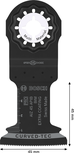 BoschPRO AIZ 45 APIB 直切刀片，45x45 毫米。
